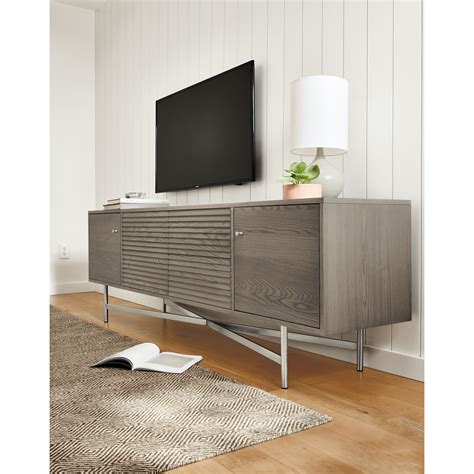 stainless steel media cabinet|Modern & Contemporary Media Cabinets .